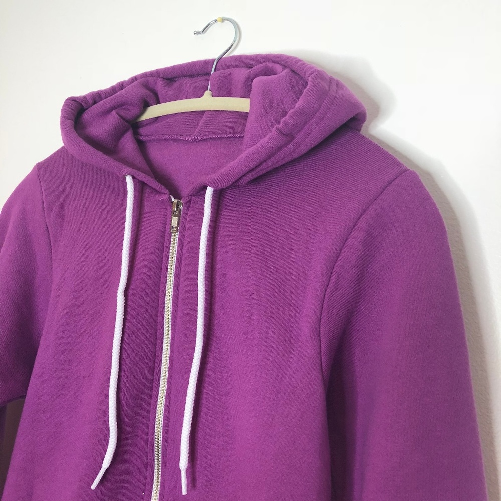 American Apparel Dark Orchid Flex Fleece XS XL